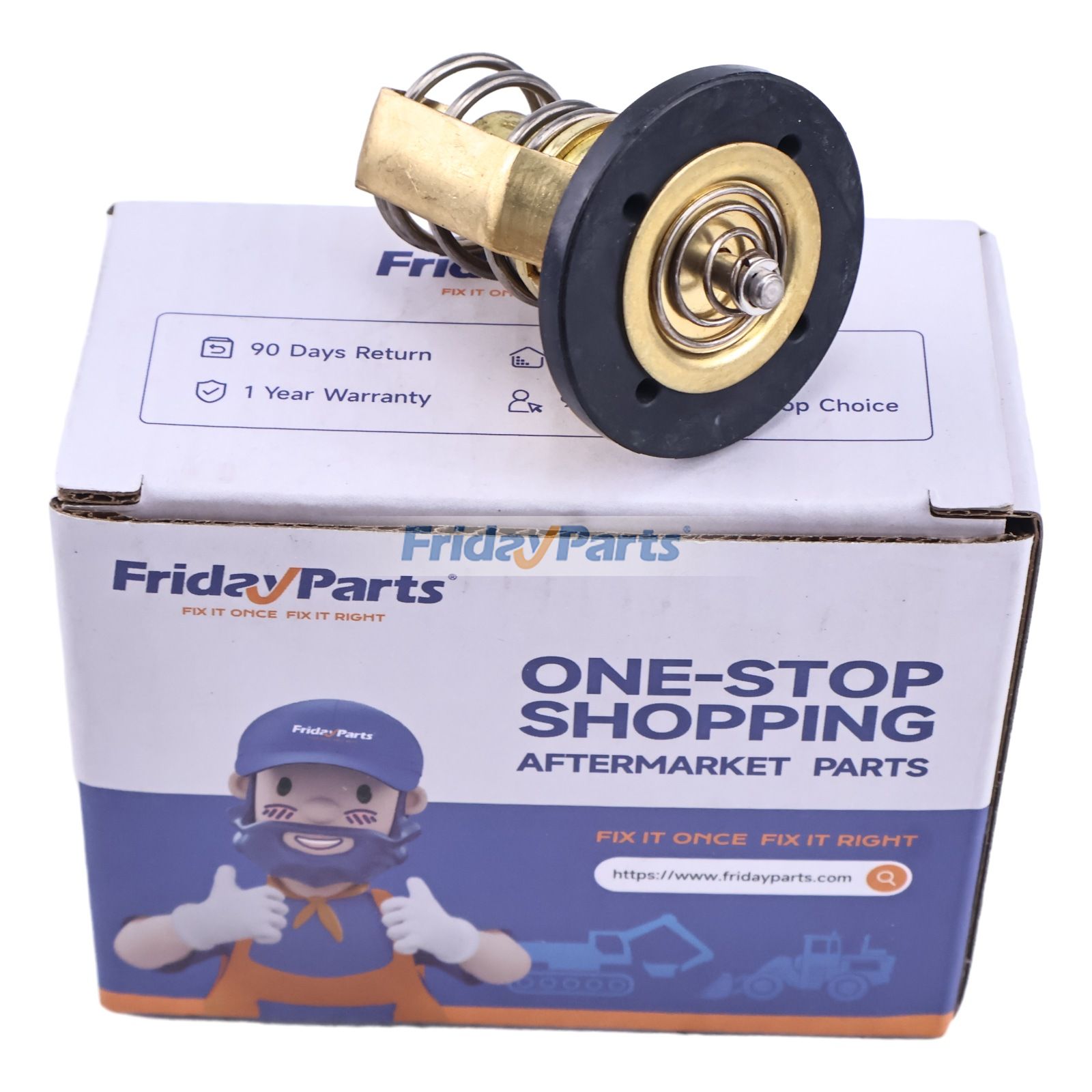 Termostato 353-01030-0 para motores fueraborda de 2 tiempos Tohatsu de 40 HP, 45 HP, 50 HP, 60 HP y 70 HP