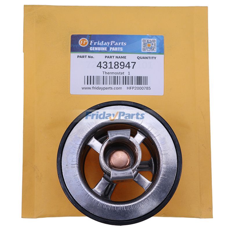 Thermostat 4318947 for Cummins Engine ISX QSX Hyundai Wheel Loader HL780-9A