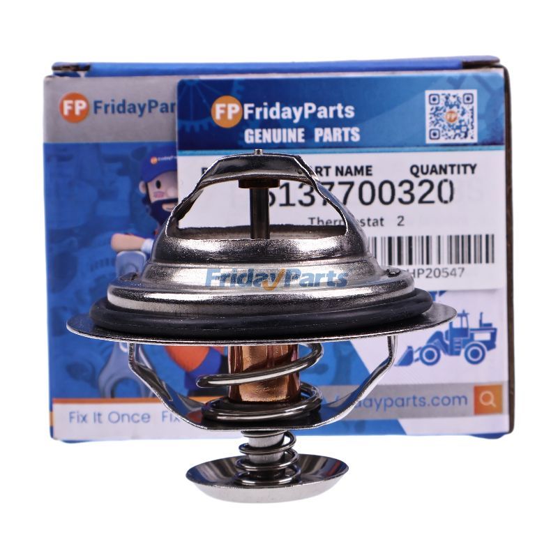 Thermostat 5137700320 für Isuzu-Motor 4BD1 4BD1T Hitachi-Bagger EX100 EX100-2 EX100M EX120 EX120-3