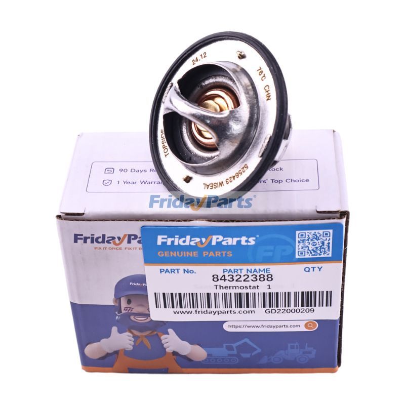 Thermostat 84322388 für Kobelco-Bagger SK170-9 SK210-9 SK260 SK295-9 SK170ACERAM-9