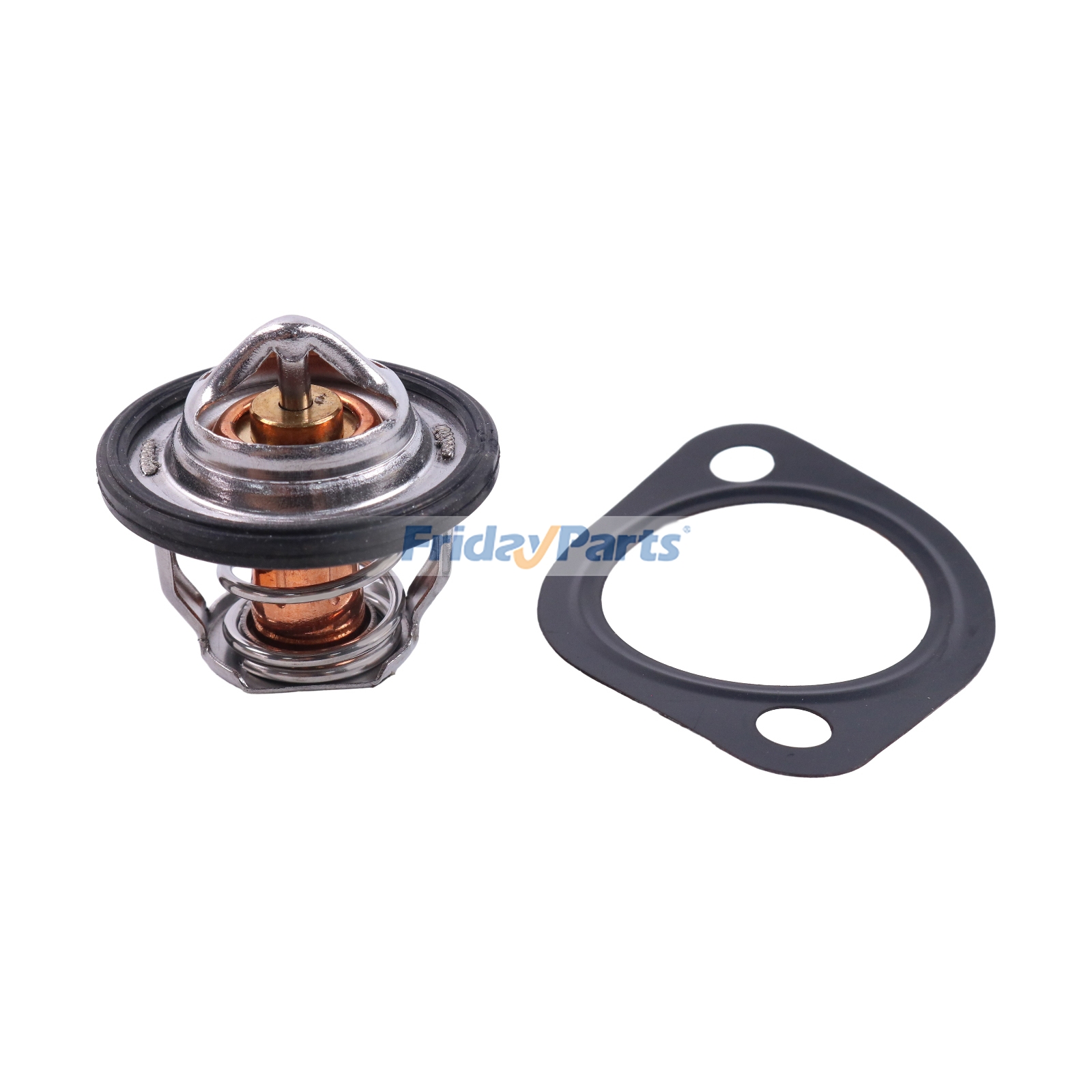 Conjunto de termostato con junta 6653948 6674172 para cargadora Bobcat 553 645 753 763 773 7753 S100 S150 S160 S175 S185 T190 B200 B250 B300 T190 para Excavadora,Pala cargadora