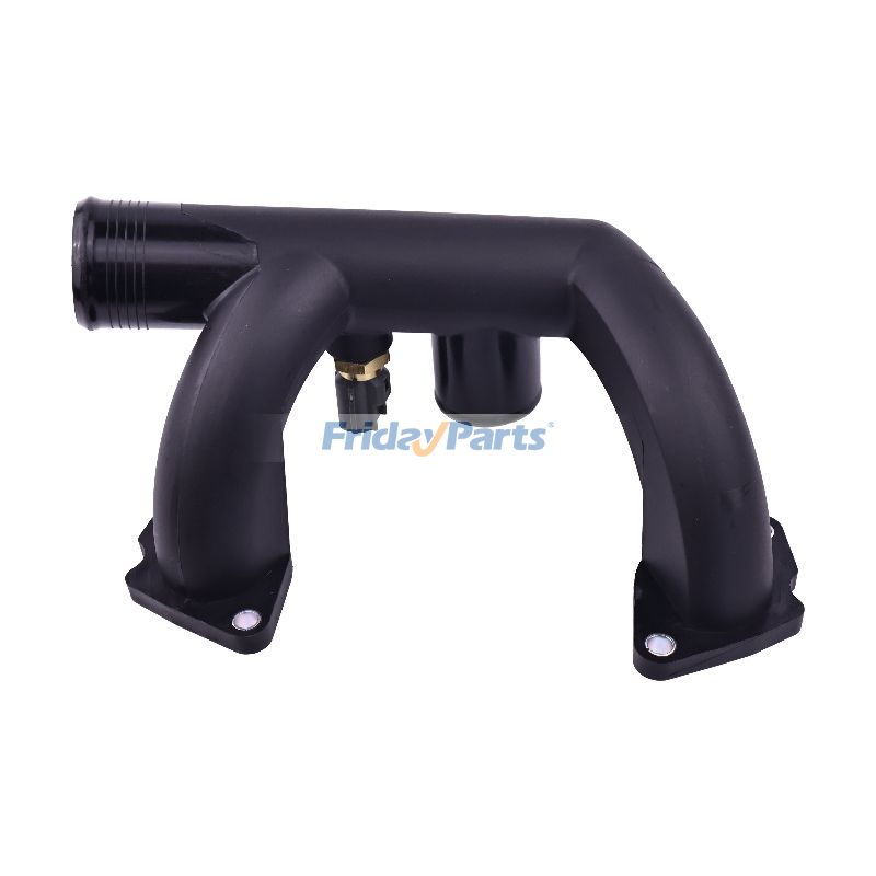 FridayParts Thermostat Cover Water Outlet Pipe