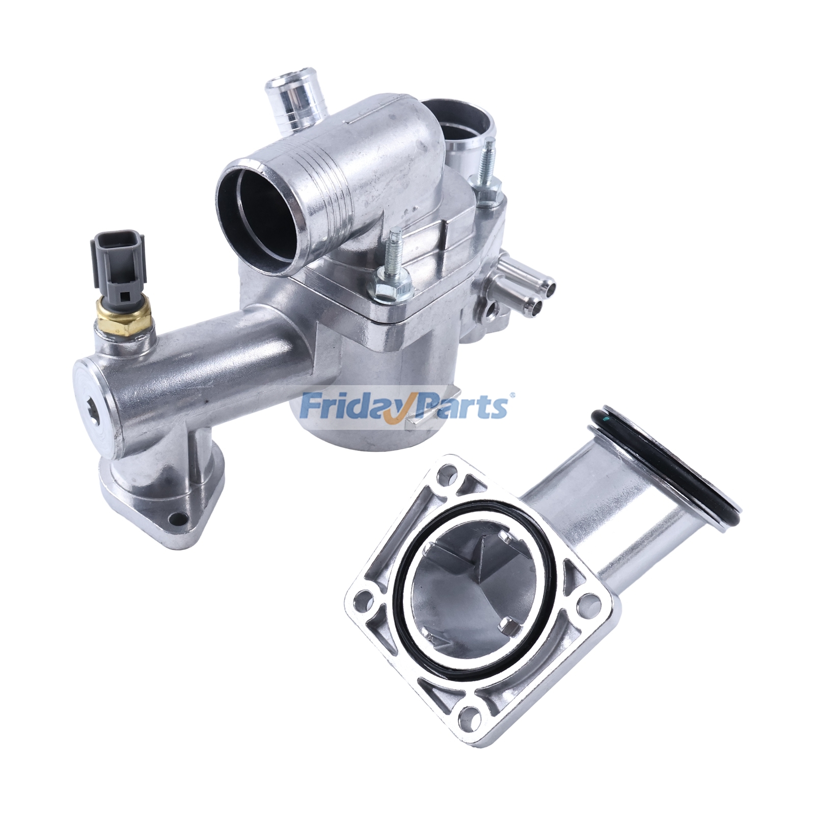 Carcasa del termostato AJ89485 para Jaguar S-Type XJ8 Vanden Plas 2003-2005 de FridayParts