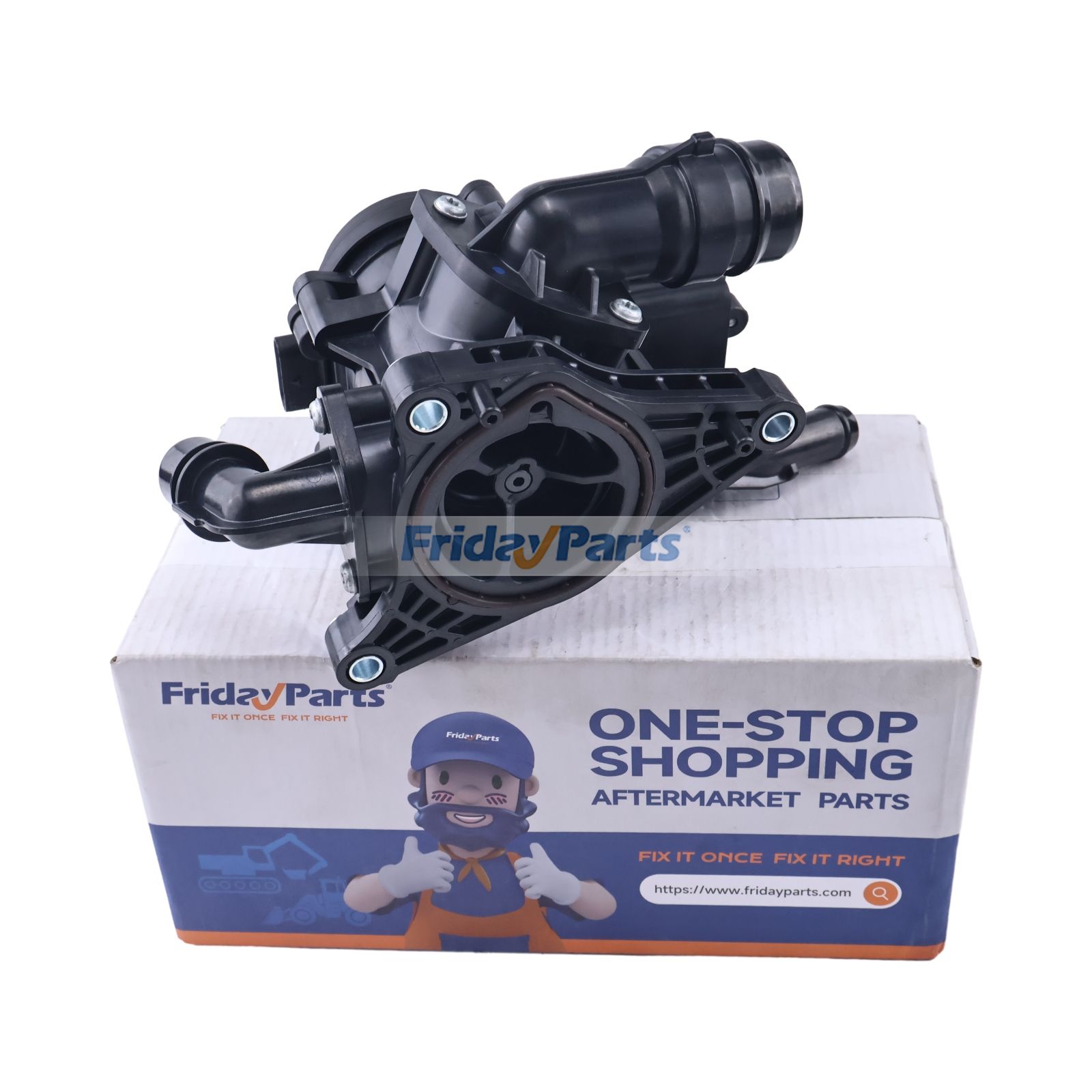 Conjunto de carcasa del termostato 25600-2M810 para Hyundai Tucson, Elantra, Santa Fe, Kona, Kia Sportage K5, Sorento (2020-2025)