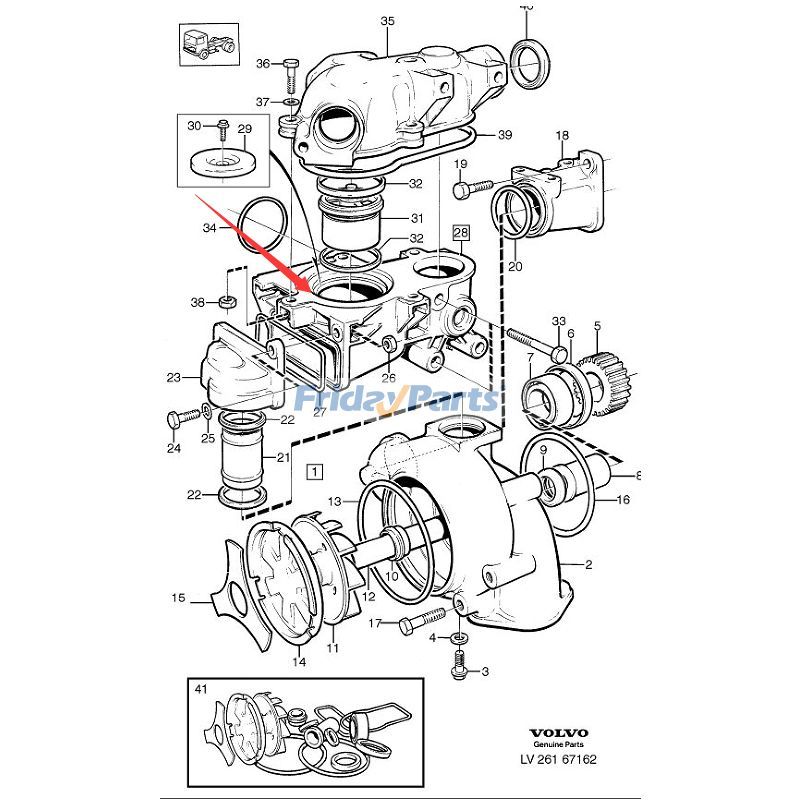 Thermostat Housing forVolvoArticulated HaulersWheels for Loader