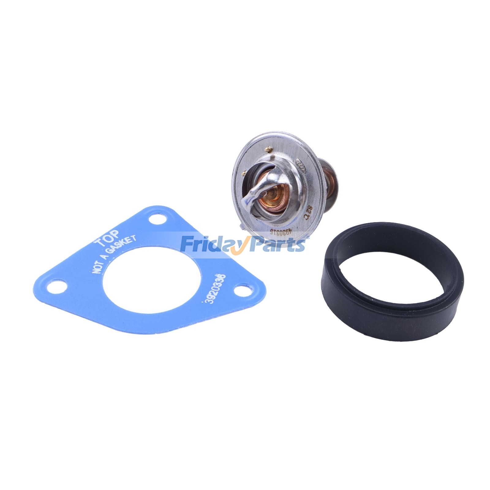 Kit de termostato 02/910095 333/F3036 para JCB 426 436 718 714 722 414S 416S para Pala cargadora,Camión todoterreno,Tractor Para JCB FridayParts