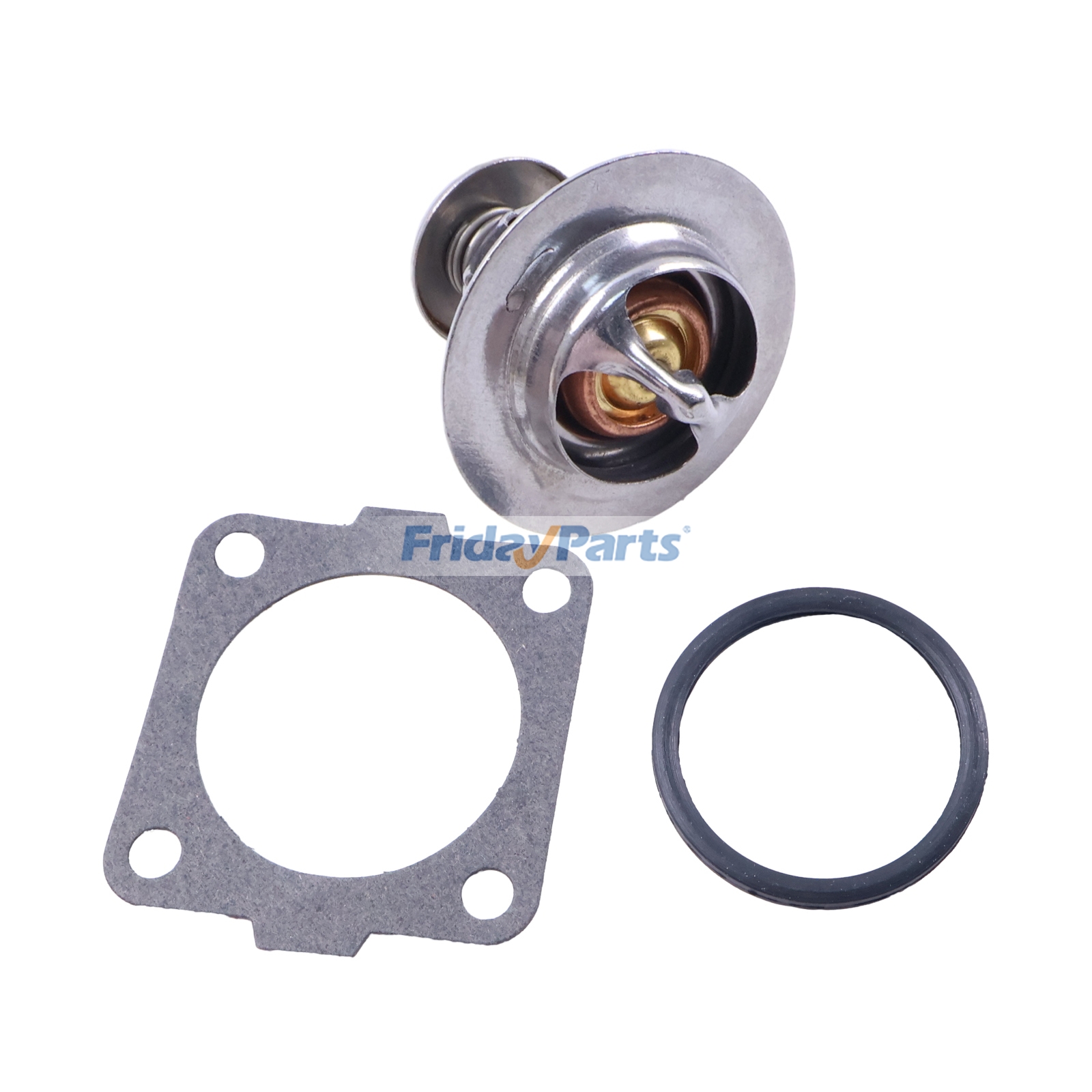 Thermostat With Gasket 121850-49800 121850-49540 for Yanmar Engine 4TNV98 Doosan Excavator Solar55W-V Solar75-V