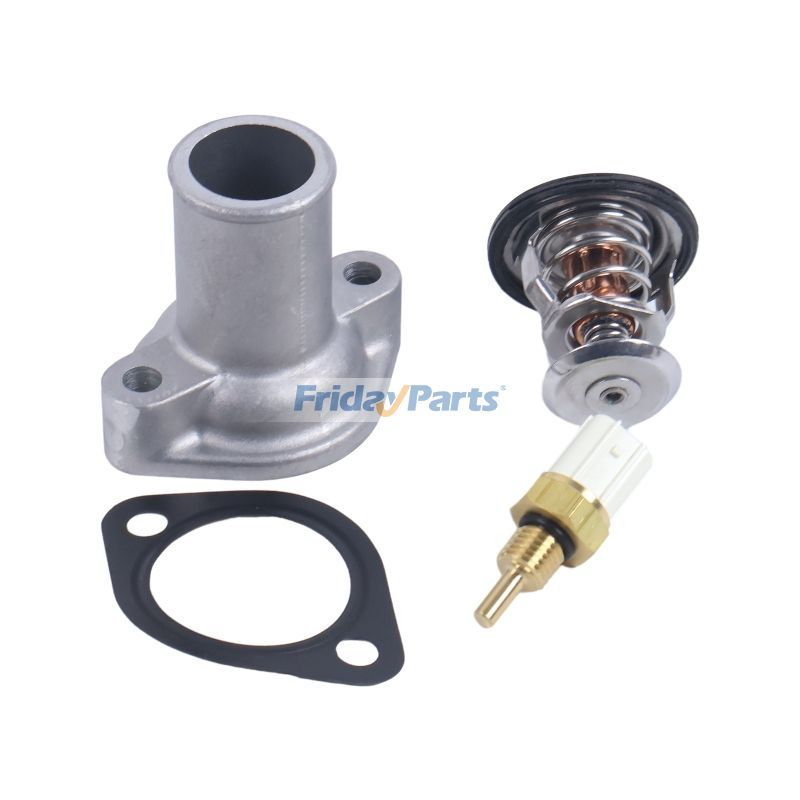 Thermostat avec joint et couvercle 15321-73260 et capteurpour Moteur,Pelle,Tracteur