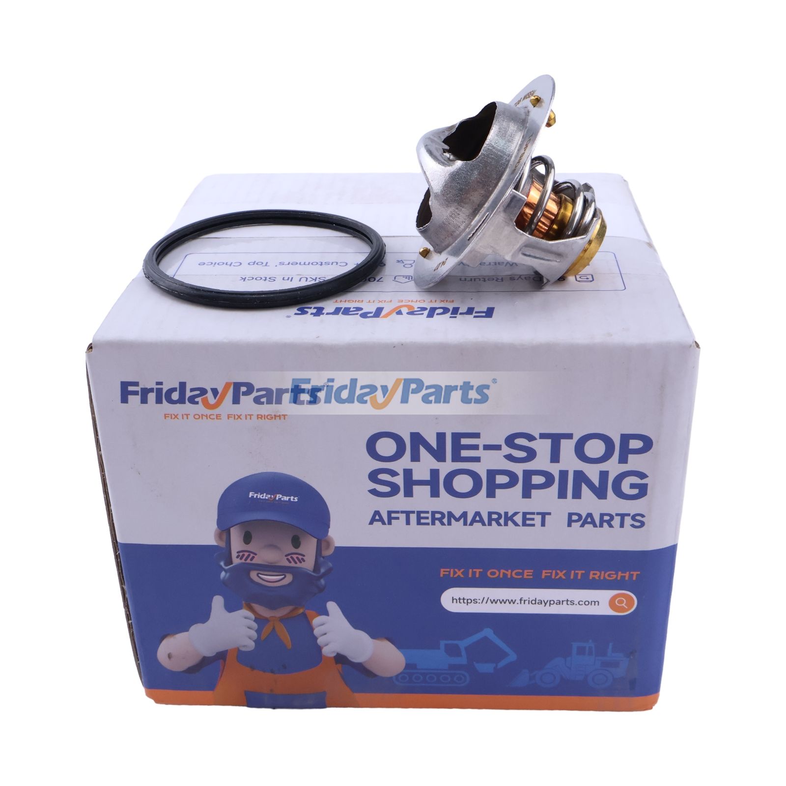 Thermostat 4929641 5292707 für Cummins-Motor 4B3.9 6B5.9 6C8.3 B6.7 ISB5.9 ISBE4 ISD6.7 QSB4.5 QSB7 Hyundai-Lader HL730-7A HL730-9 HL740-7A HL757-9