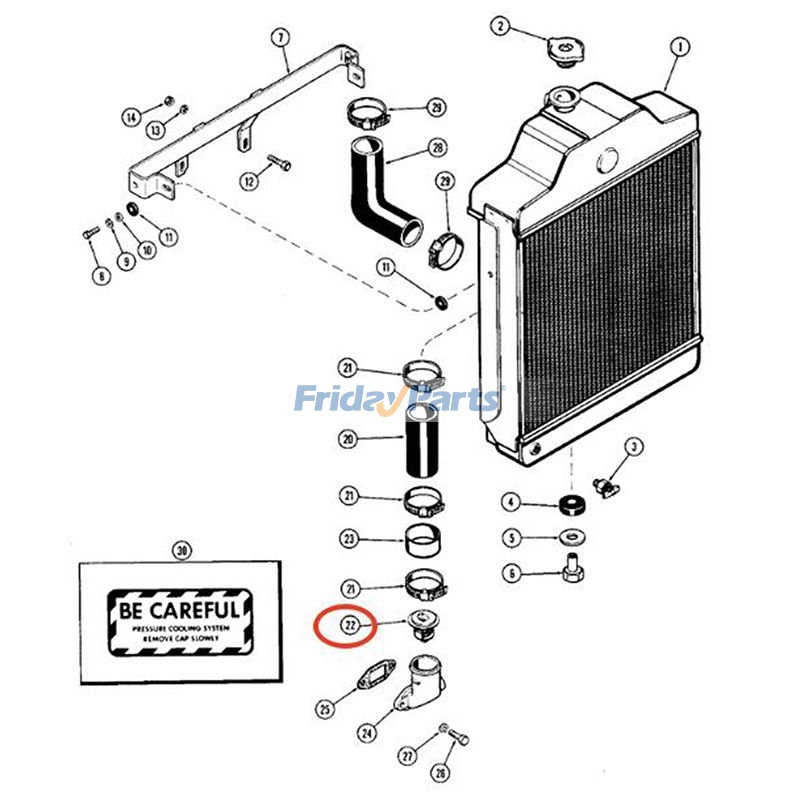 Thermostat for Harvester,Loader,Tractor