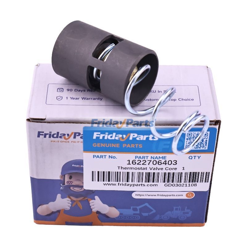 Noyau de soupape thermostatique 1622706403 pour compresseur d'air Atlas Copco