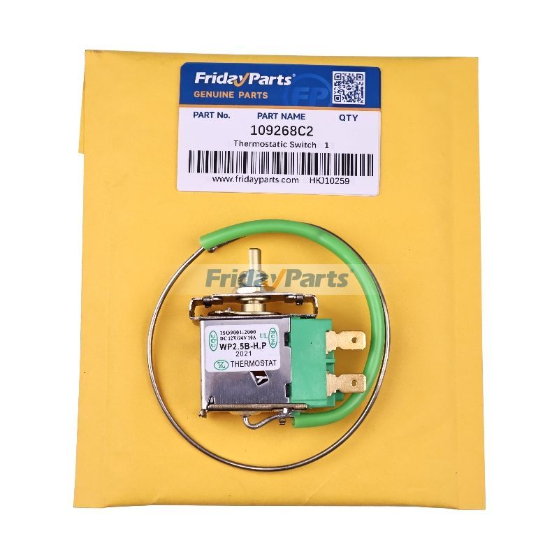 Thermostatic Switch 109268C2 for CASE Tractor 4210 4230 4240 4386 4568 4586 4786 5088 5120 5130 5140