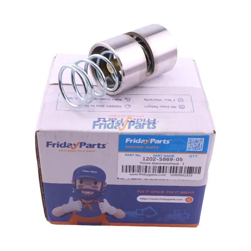 Thermostatic Valve 1202-5869-05 for Atlas Copco Air Compressor GA55 GA75 GA90 GA30 GA26