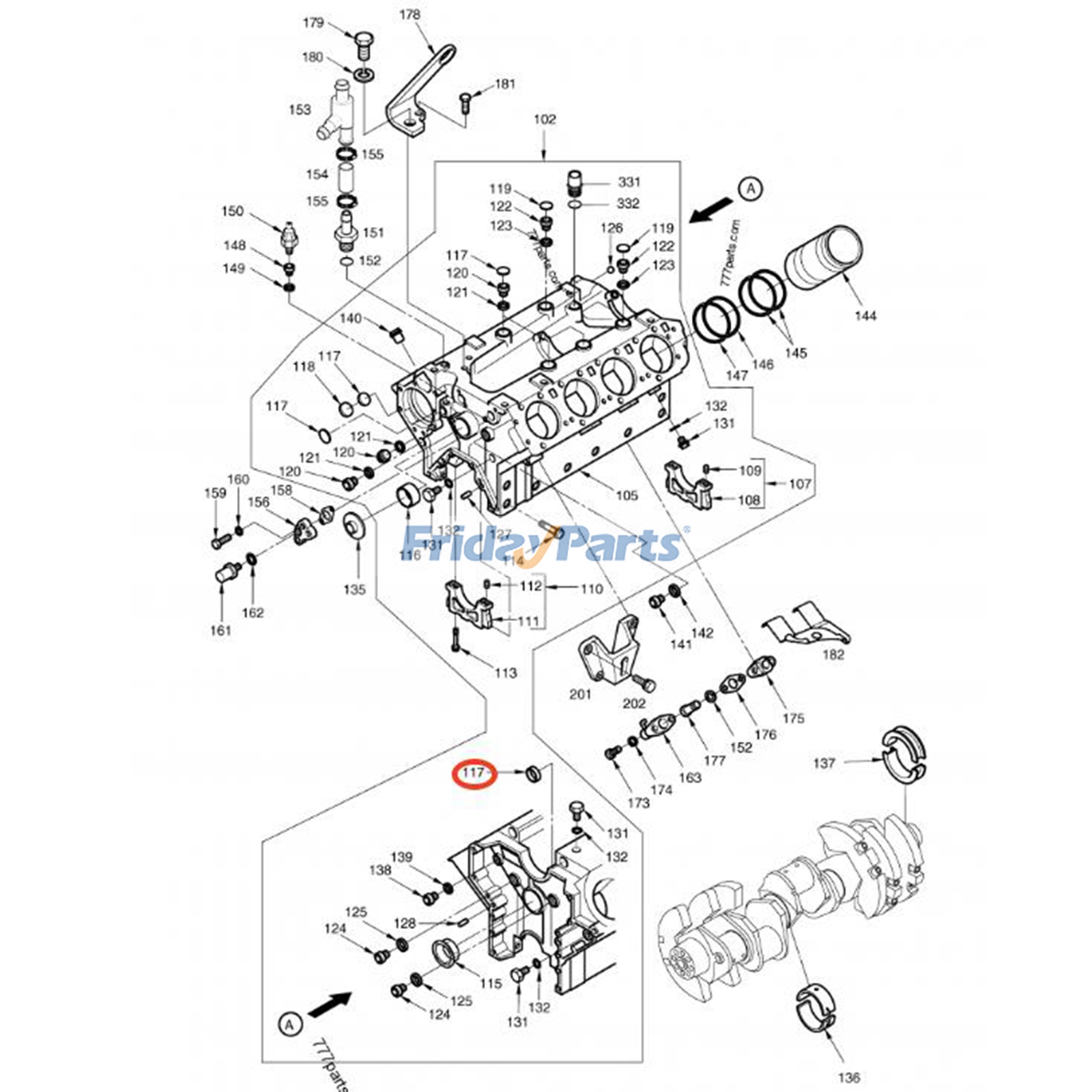 Threaded Plug for Excavator