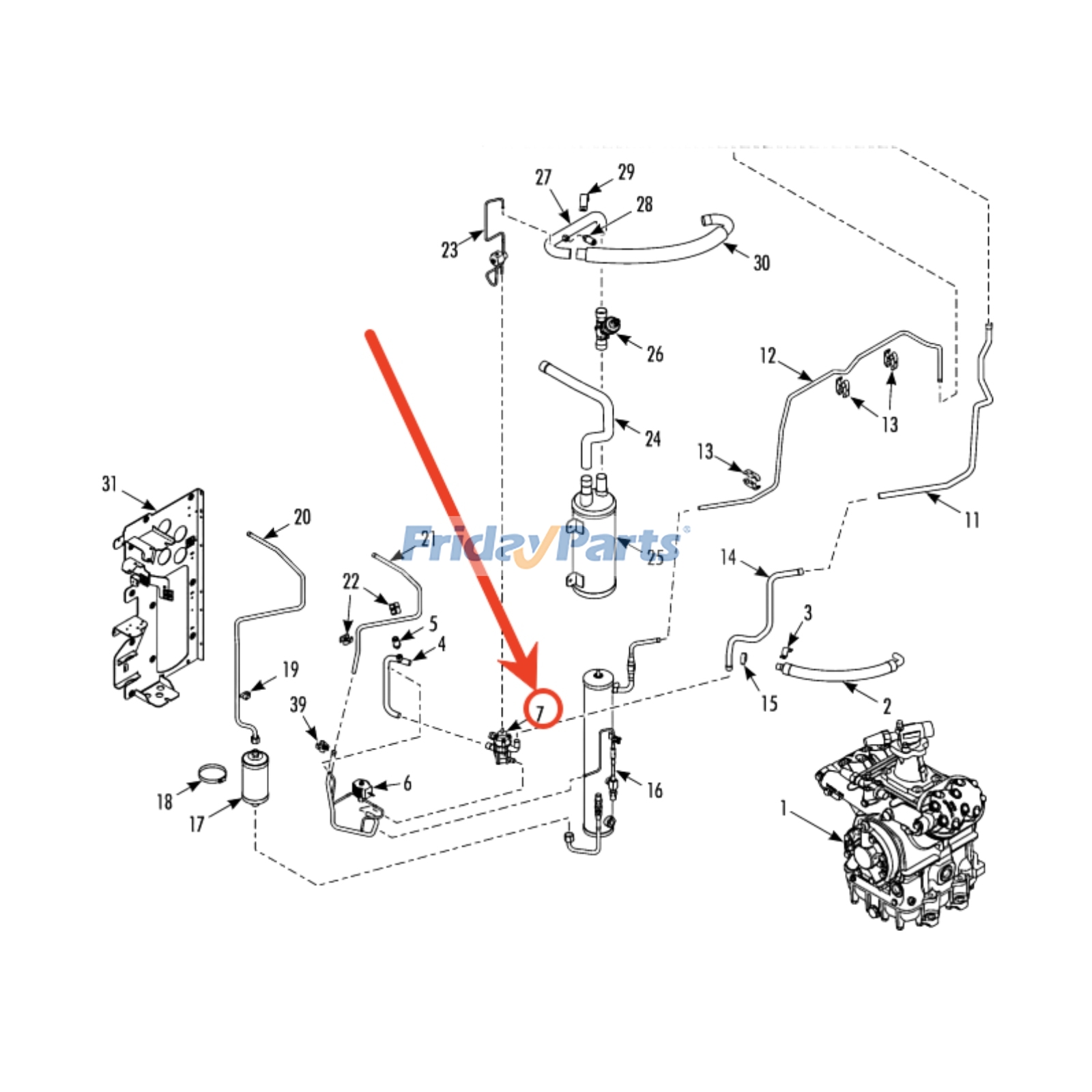 Three-Way Valve for Transport Refrigeration