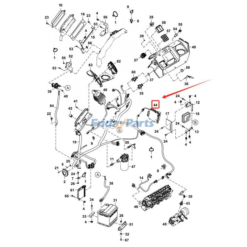 エクスカベーター スロットルアクチュエータ
