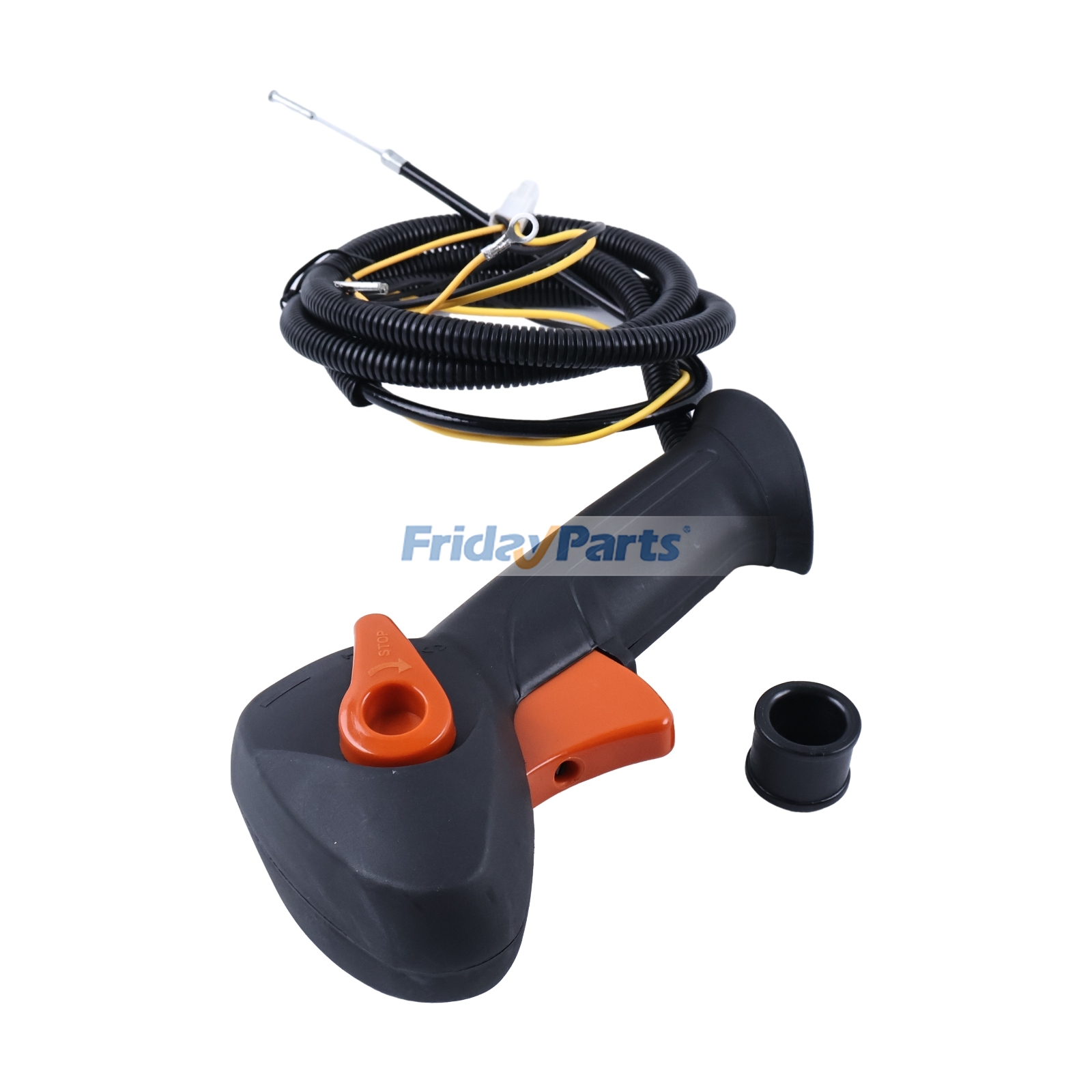 FridayParts Throttle Control Handle With Pull Cable Assembly
