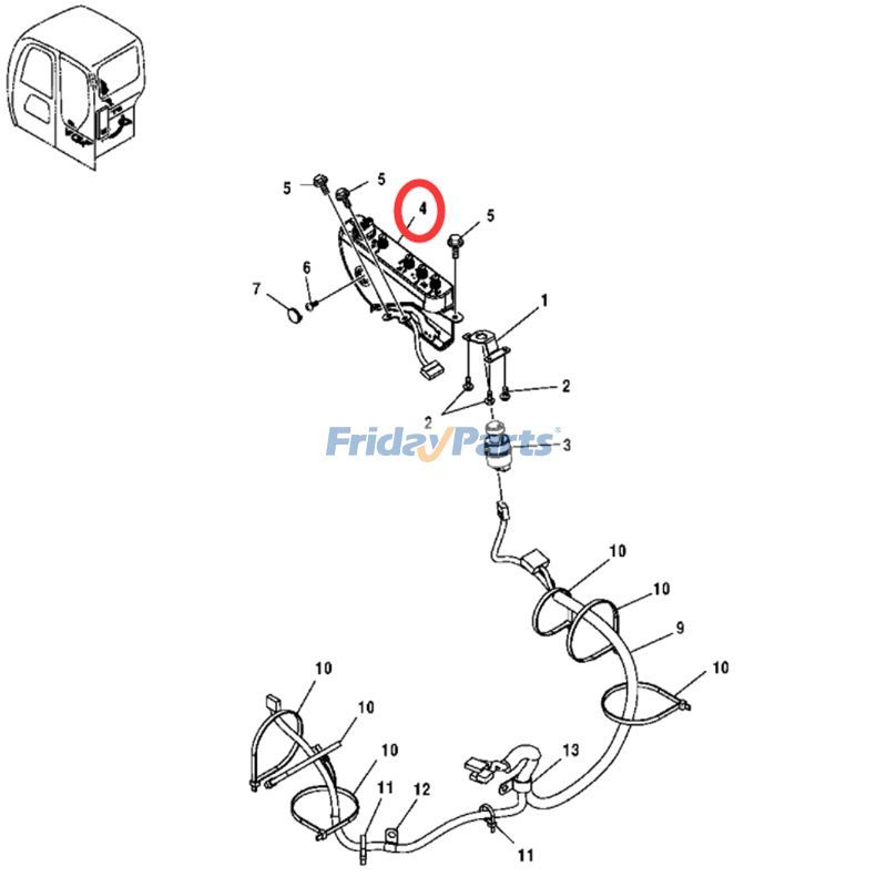 FridayParts Throttle Control Switch Box