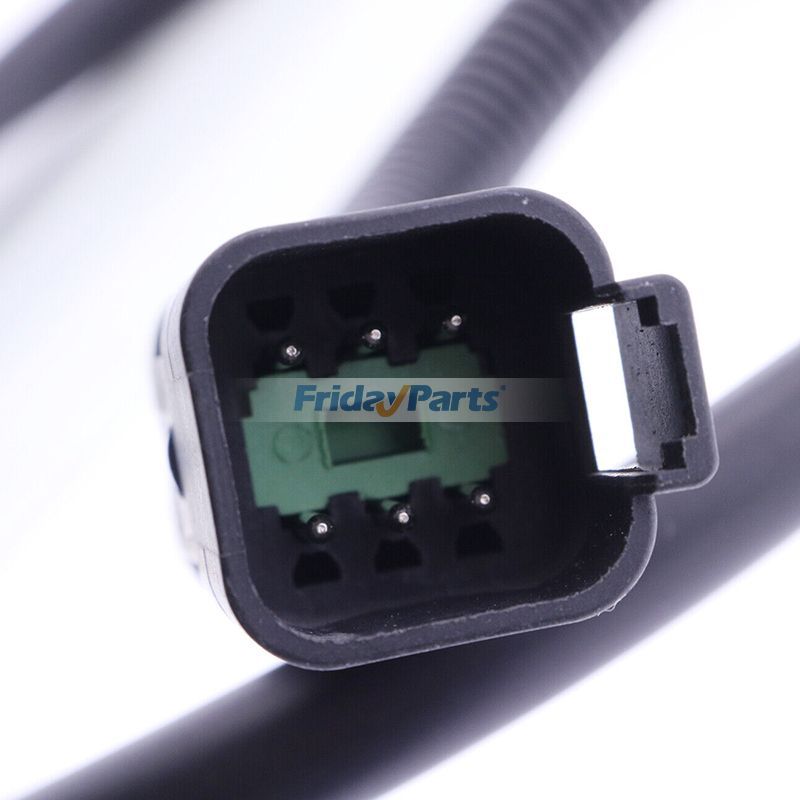 Regulador de motor de acelerador con cable único de 6 enchufes 247-5232 para excavadora Caterpillar CAT 325B 320B, motor 3116 de FridayParts