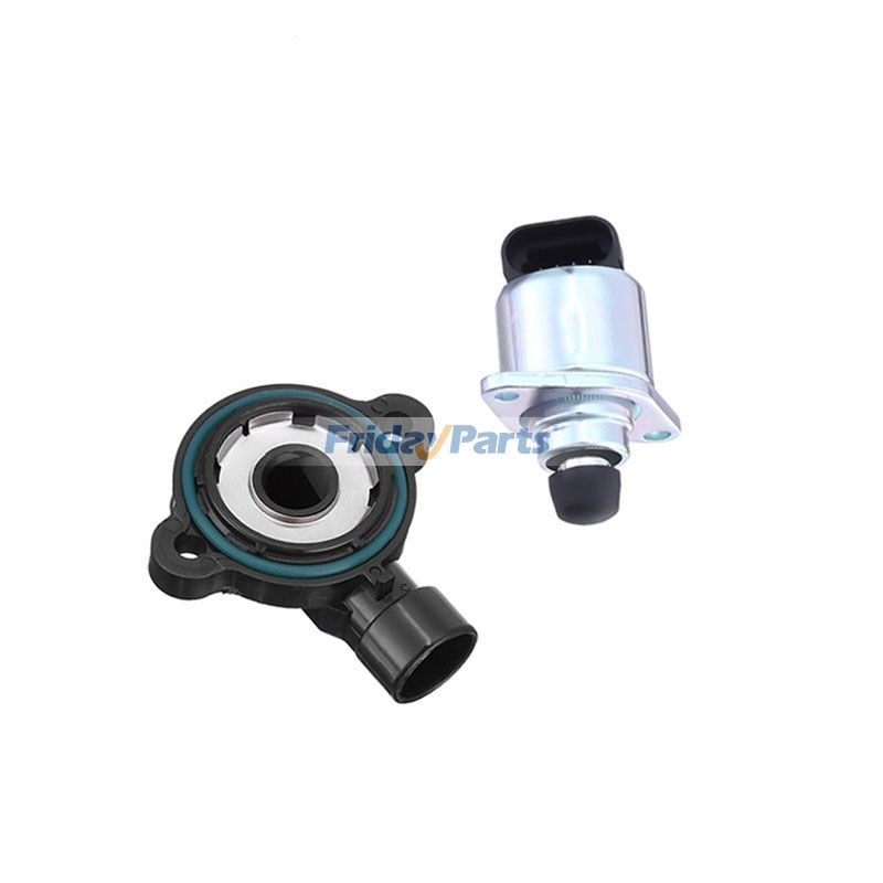 Throttle Position Sensor and Air Control Valve Set 17113578 3843751 for GMC Cadillac Chevrolet Buick Pontiac
