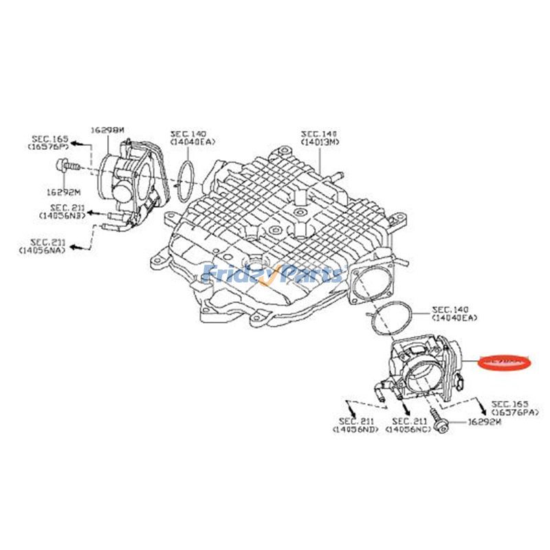 Throttle Body for Vehicle
