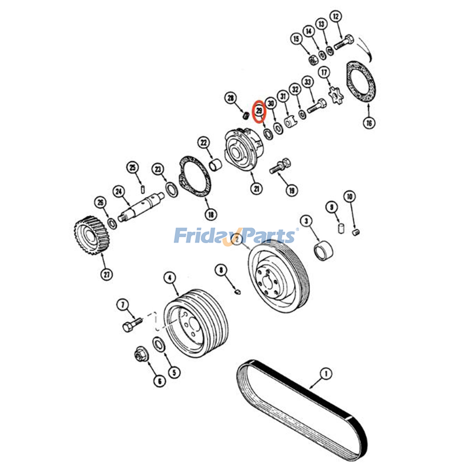 Thrust Bearing for Tractor