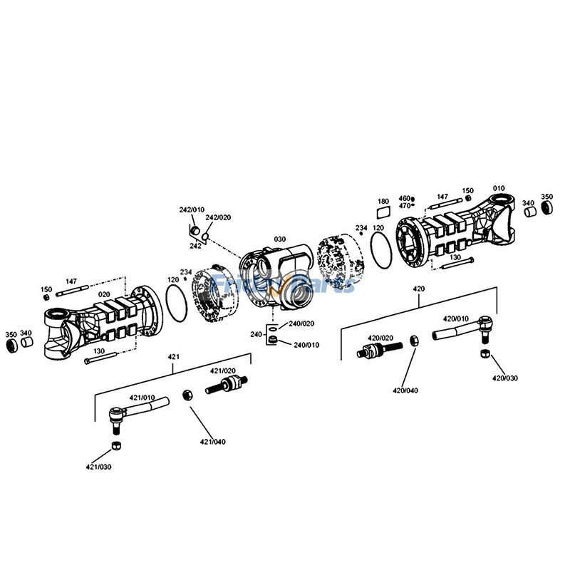 Compra Conjunto de barra de acoplamiento derecha 0501007551 para ZF en Fridayparts