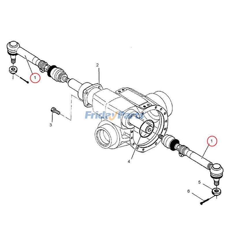 FridayParts Spurstangenkopf CAT