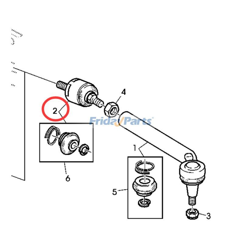 FridayParts Spurstangenbaugruppe