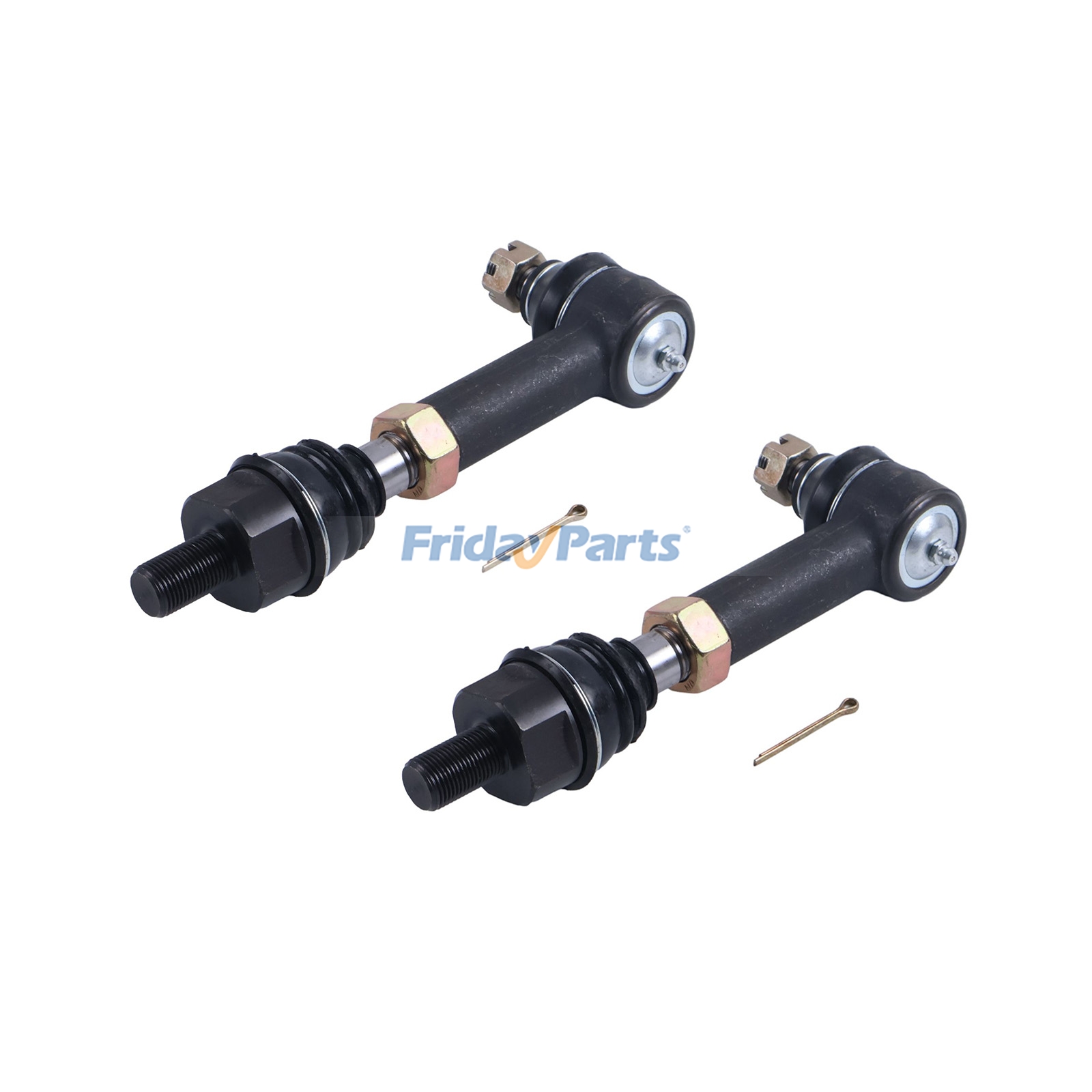 2 Pieces Tie Rod End 19040018 TD03013700 for Kubota Tractor L3130DT L3130GST L3240HST L3540GST L3940GST L3940DT L4400DT L3830DT
