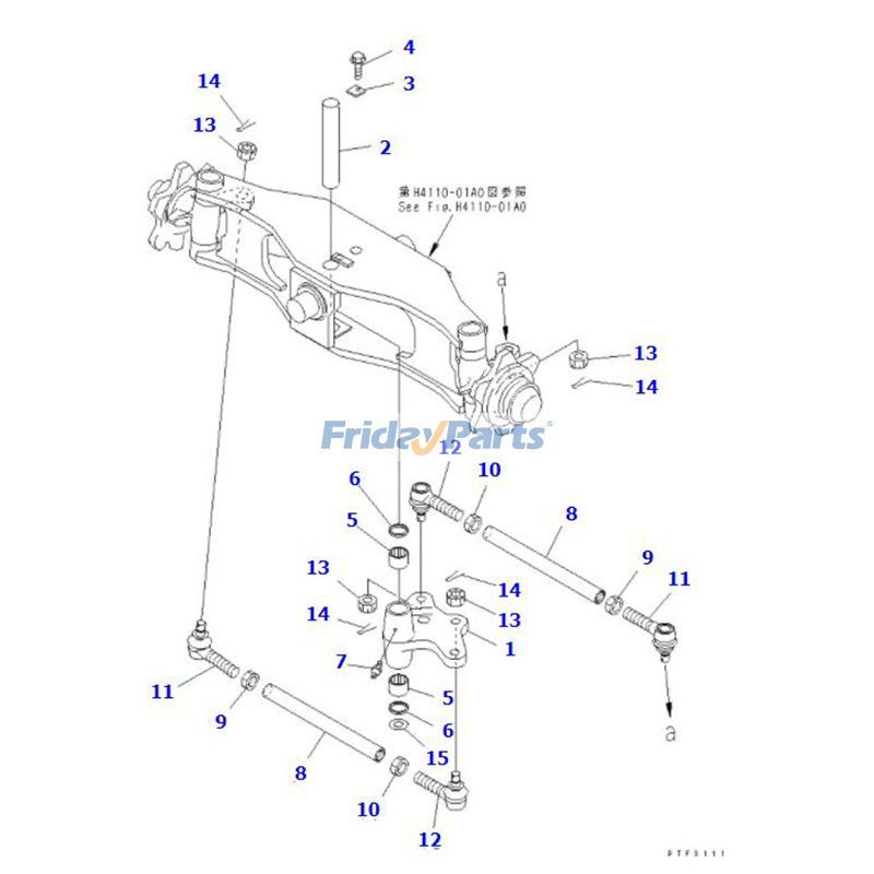 Tie Rod End FB15/18EXF-10 FG07-3 FG09-3 for Forklift