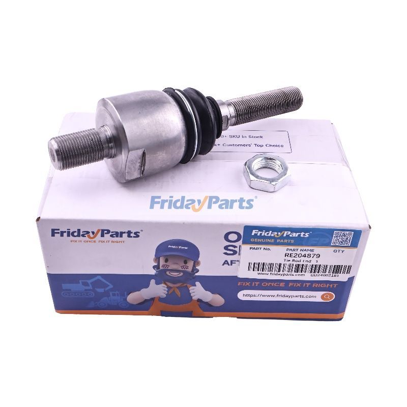 Tie Rod End RE204879 for John Deere Engine 3029 4045 Tractor 5205 5220 5510 5520 5615
