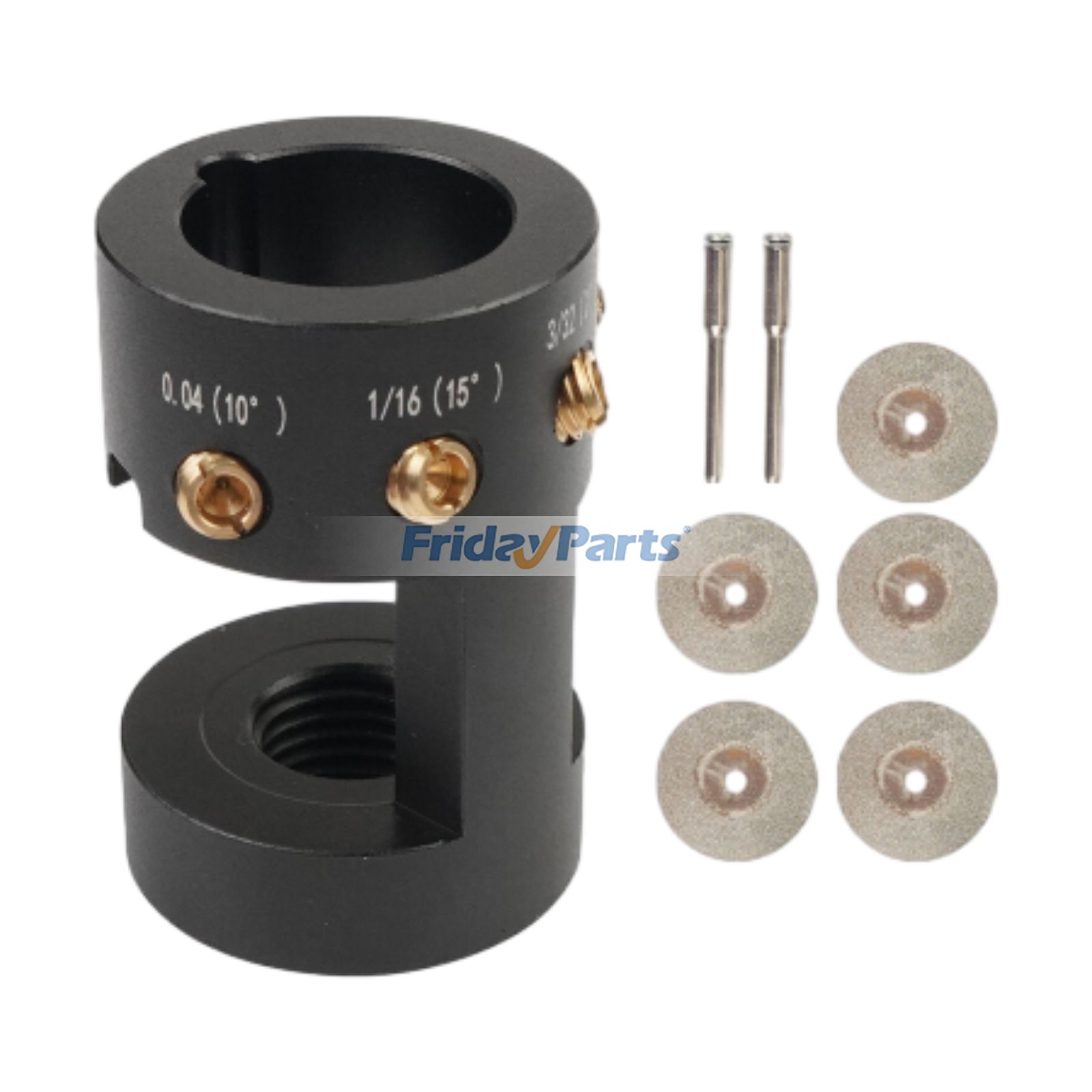 Affûteur d'électrodes de tungstène pour soudage TIG, compatible avec les outils rotatifs Black & Decker, Milwaukee et Dremel.