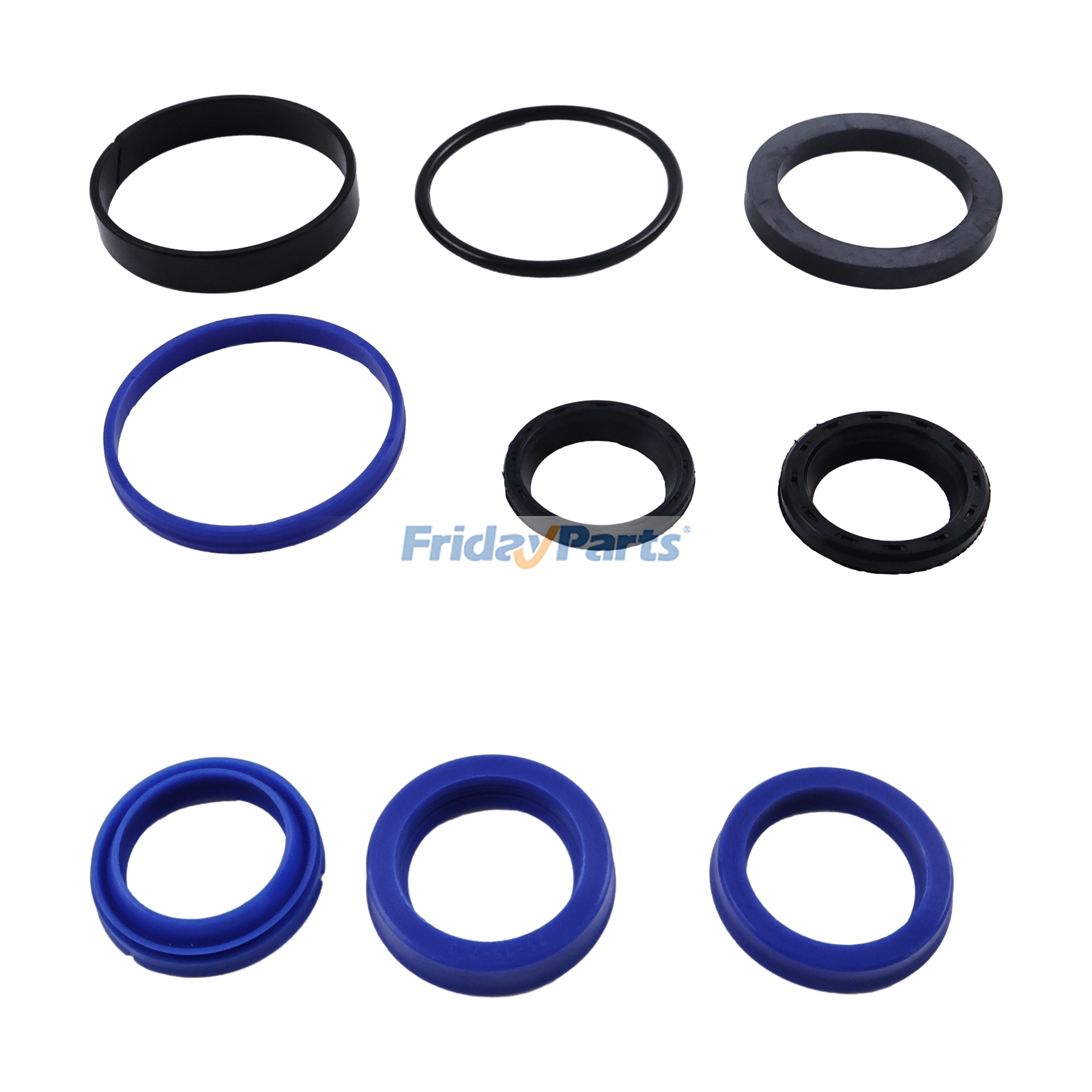 Kit de juntas para cilindro de inclinación 0009608077 para carretilla elevadora Linde R14 R16 R20 E16 E20 H12 H16 H18 H20 de FridayParts