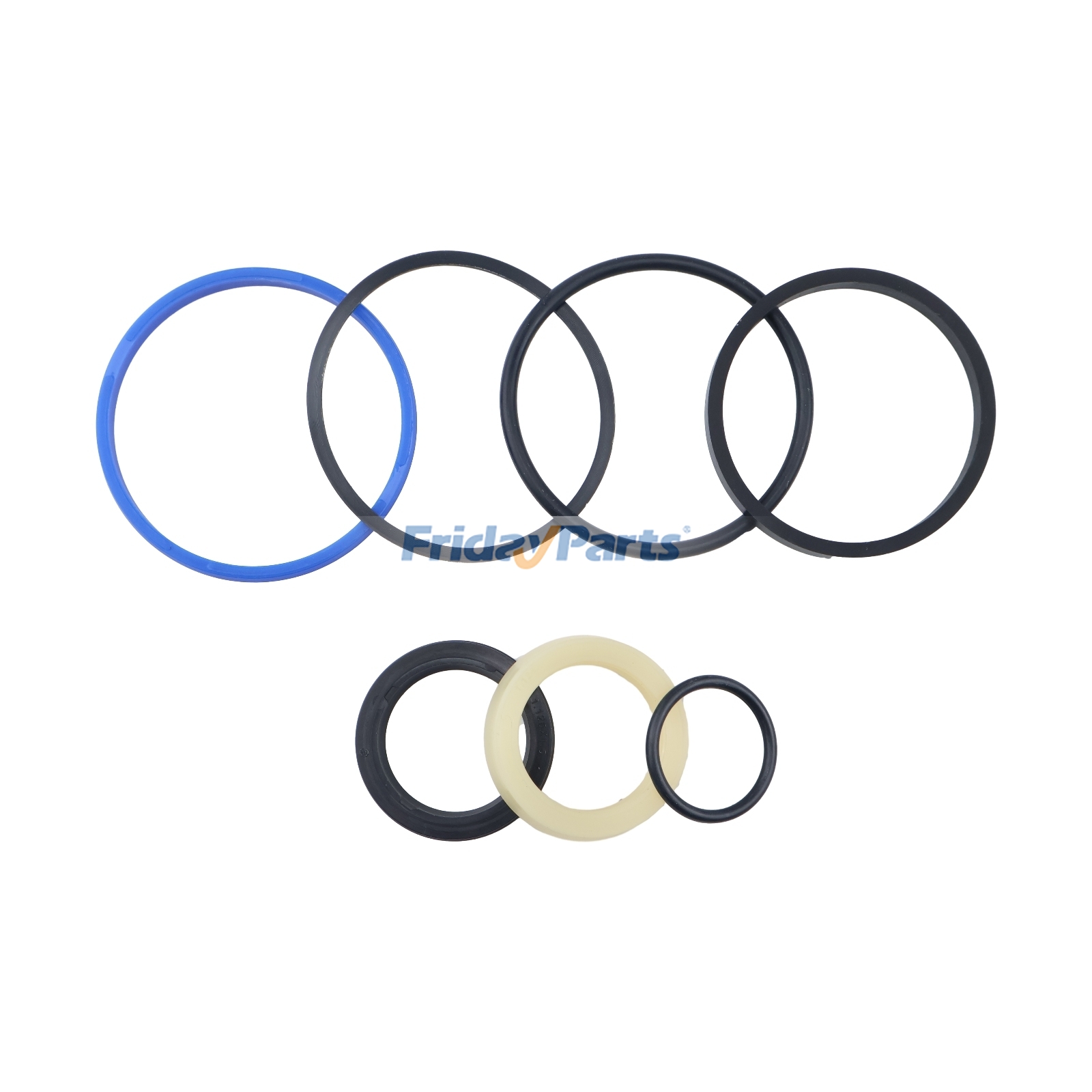 Kit de sellos de cilindro de inclinación 580023425 para carretilla elevadora Yale ERP040TH ERC030AG GLC030VX ERC18VA GLC030AF GLC040AF GC030VX Para Yale