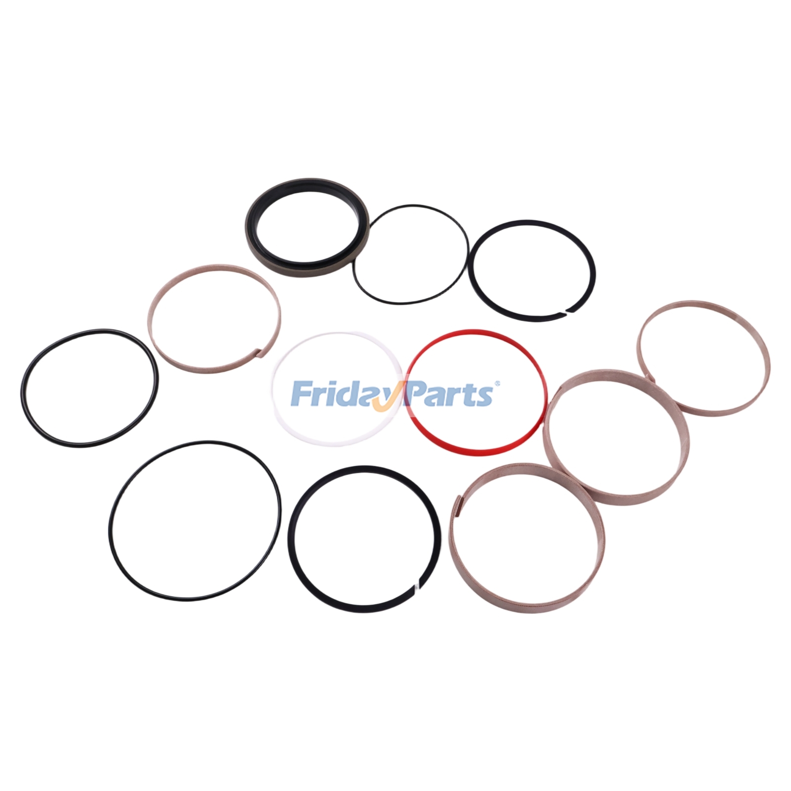 Dichtungssatz für Kippzylinder AH216299 für John Deere Motoren 6068 und 6090, Lader 544E, 624E, 624H, 624J, 903K, 953K, Planierraupe 750C-II und 850C-IIfür Für JOHN DEERE