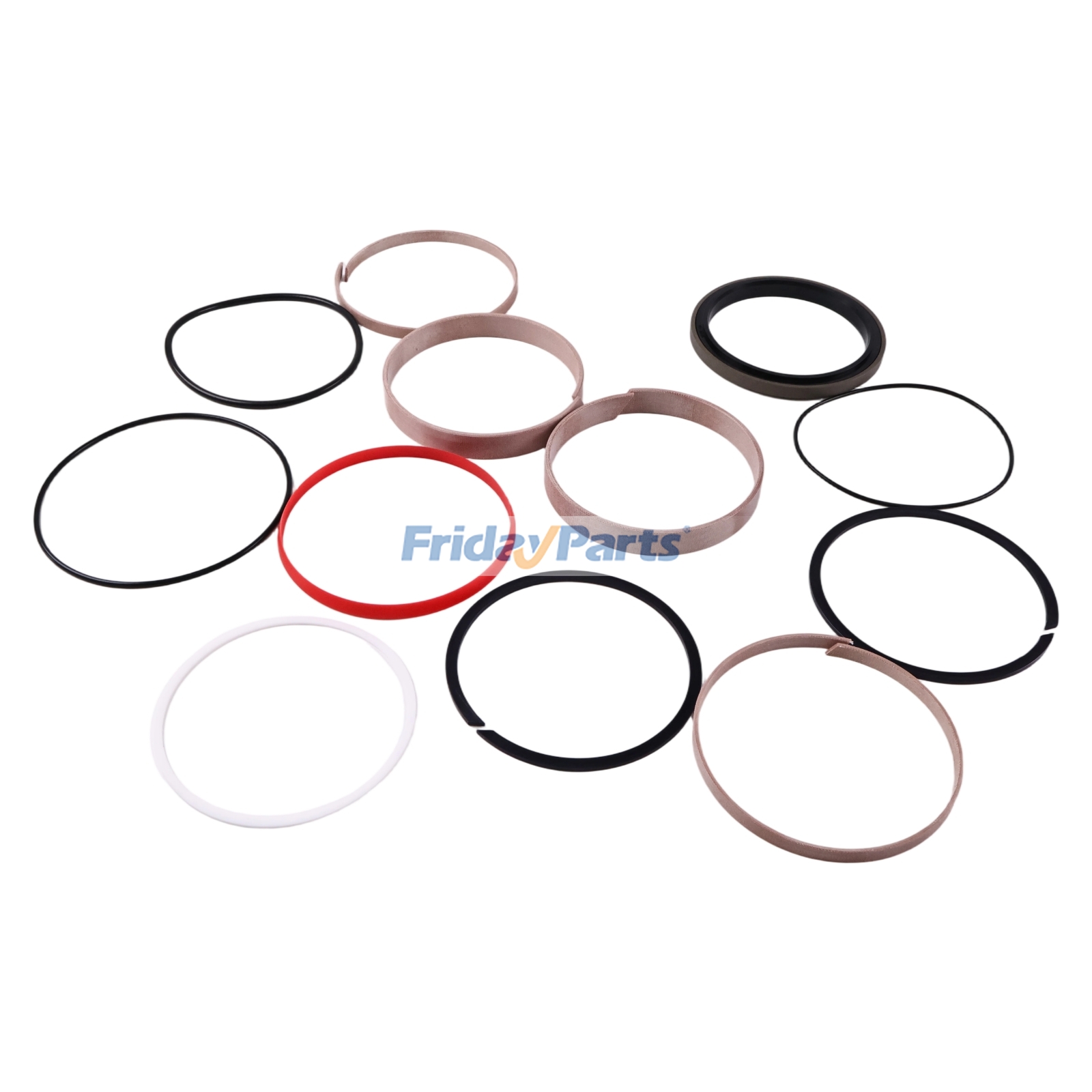 Dichtungssatz für Kippzylinder AH216299 für John Deere Motoren 6068 und 6090, Lader 544E, 624E, 624H, 624J, 903K, 953K, Planierraupe 750C-II und 850C-II