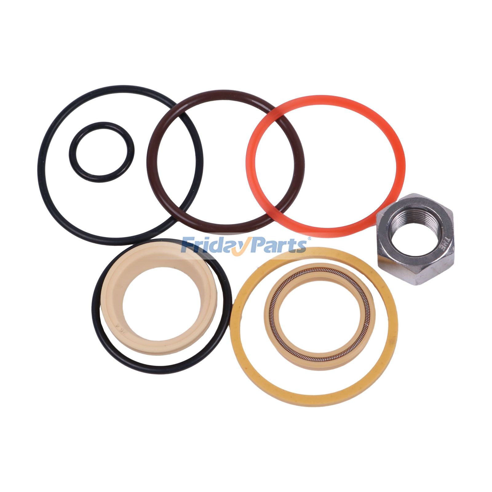 Kit De Joints Pour Cylindre Inclinable Hydraulique - Compatible Chargeuses Bobcat 743, 751, 753