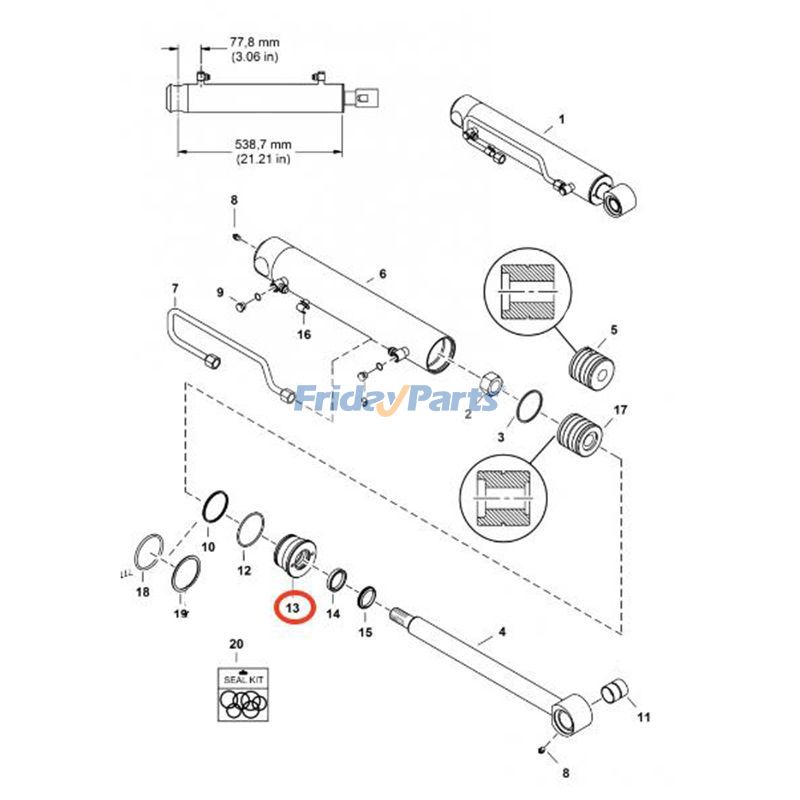FridayParts Kippzylinderkopf
