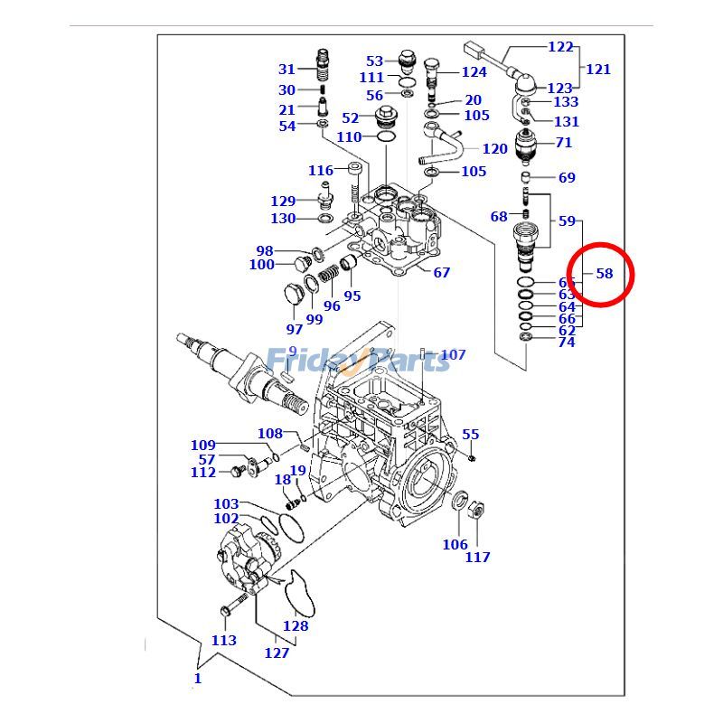 Timer Assembly for Engine,Excavator
