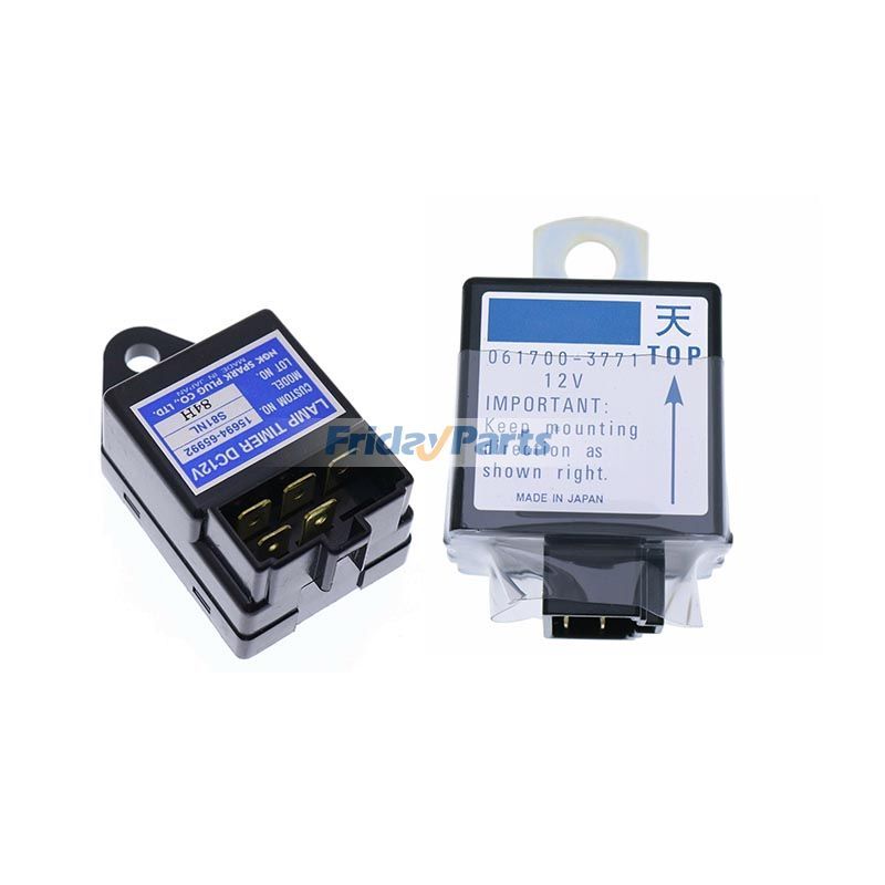 Kit de relais de minuterie T0070-31410 15694-65990 pour moteur Kubota Z482 Excavatrice KH-191 Chargeuse sur pneus R310 R310BH R420 R520