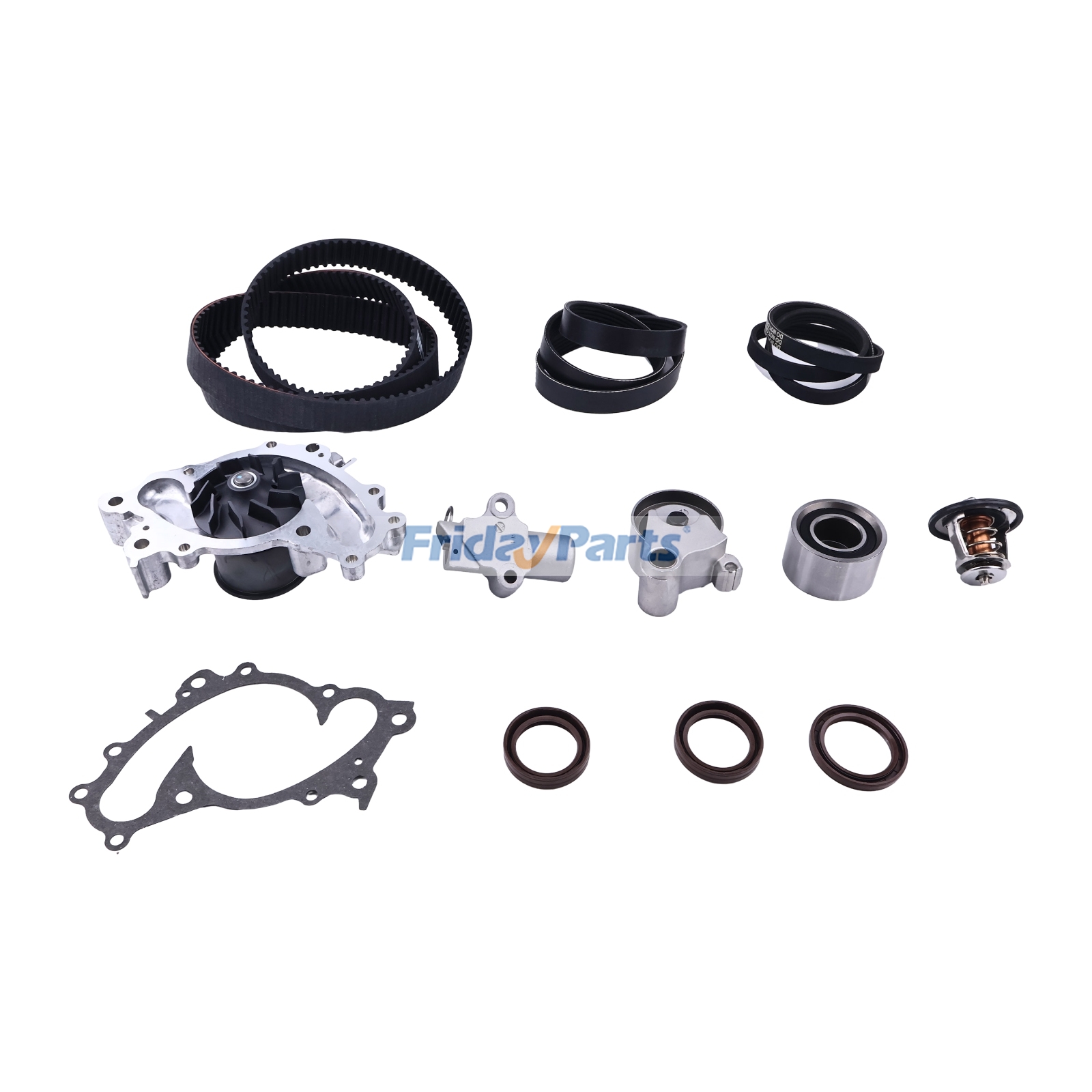 Kit de correa de distribución TKT026 TCKWP257A para Lexus ES300 ES330 RX330 Toyota Camry Highlander Sienna Solara V6 2002-2008 Para Lexus,Para Toyota