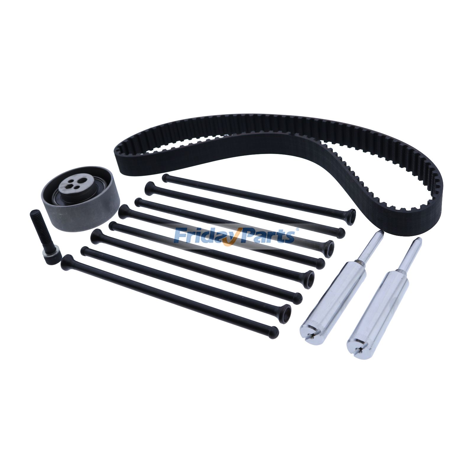 Kit de correa de distribución con varillas de empuje y juego de pasadores de distribución 02929933, 02109085 y 100700 para motores Deutz 1011, 1011F, cargadoras compactas Bobcat 863 T200