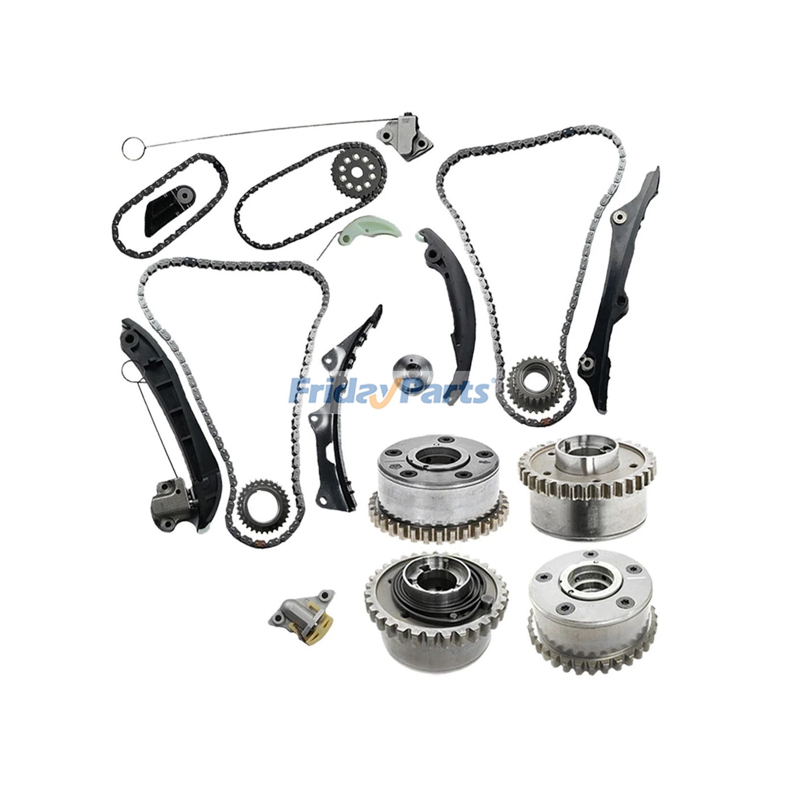 Timing Chain Kit Camshaft Phaser 05184362AD for Chrysler 200 300 Town & Country Dodge Avenger Charger Jeep Wrangler Ram Grand Cherokee 1500