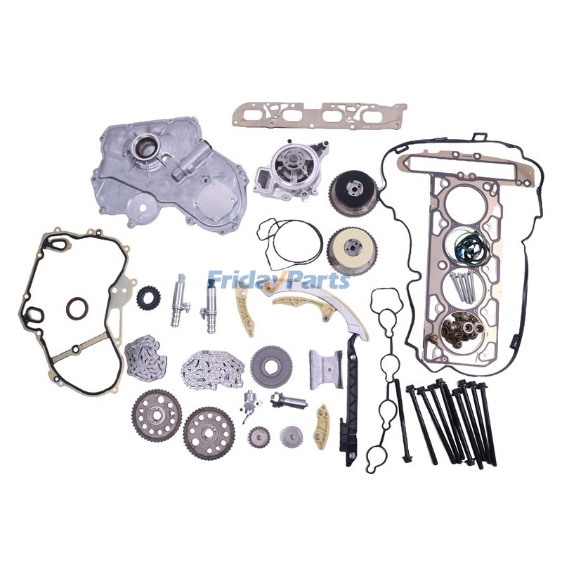 Timing Chain Kit Oil Pump Solenoid Actuator Gear Cover Kit for Vehicle