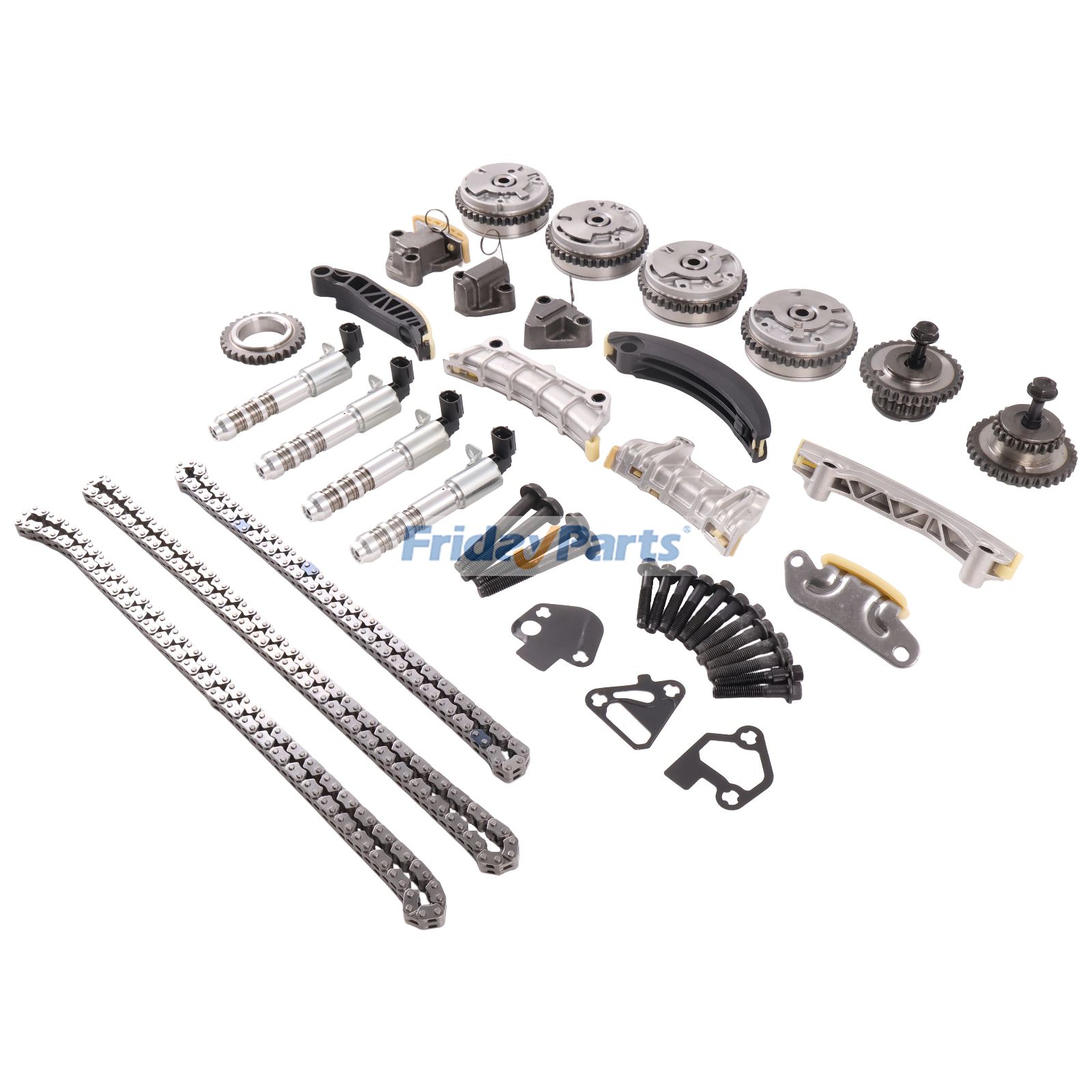 Timing Chain Kit & VVT Sprocket Oil Pump & Sensor 9-0753SVVT for Cadillac Chevy GMC 3.0L 3.2L 3.6L