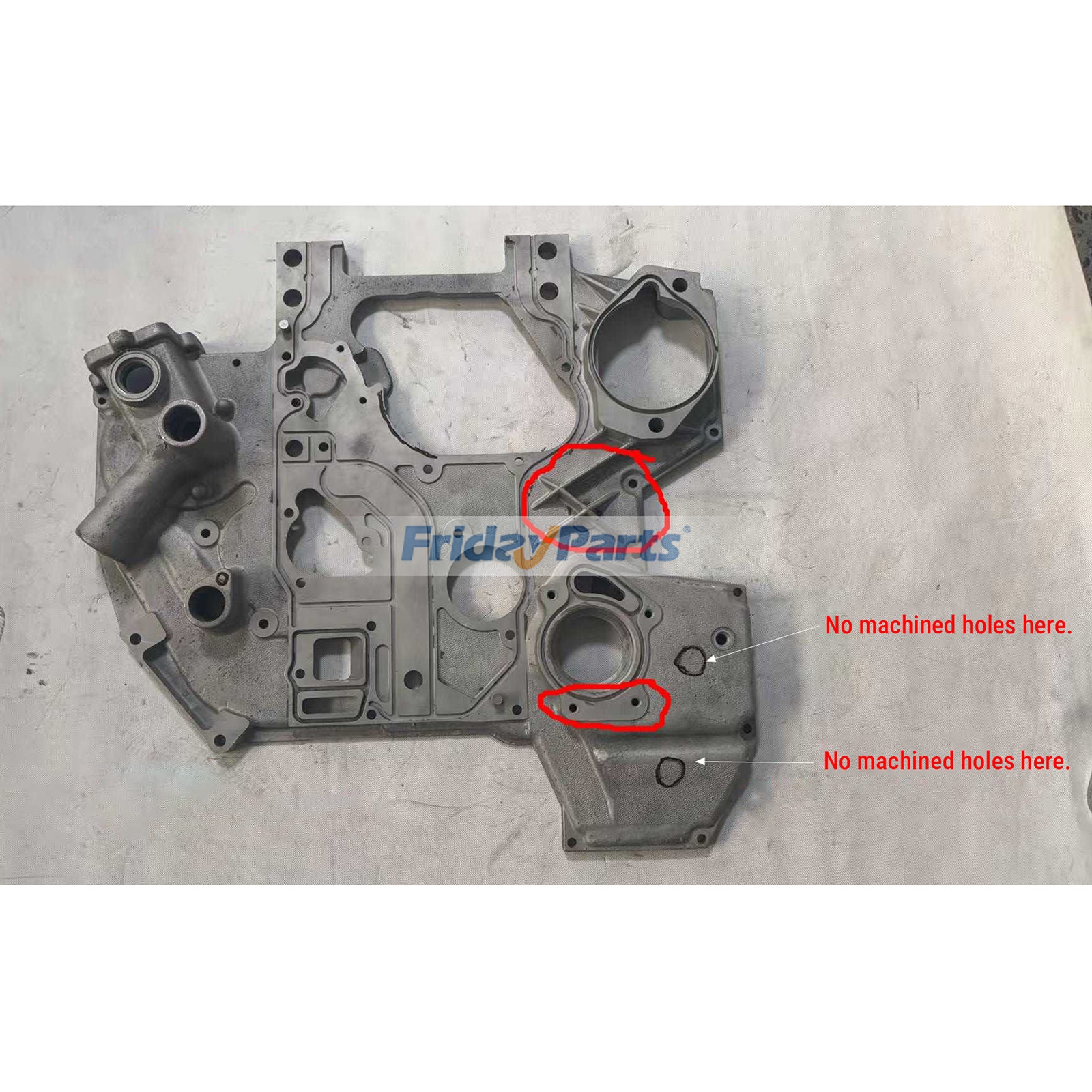 Tampa da engrenagem de distribuição 1839141C6 para motor International DT466E DT570 2004-2007 para Motor