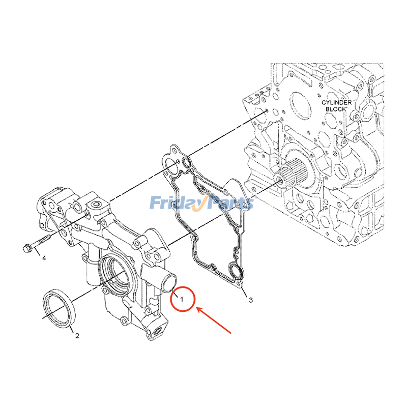 Timing Gear Front Housing for Engine,Loader