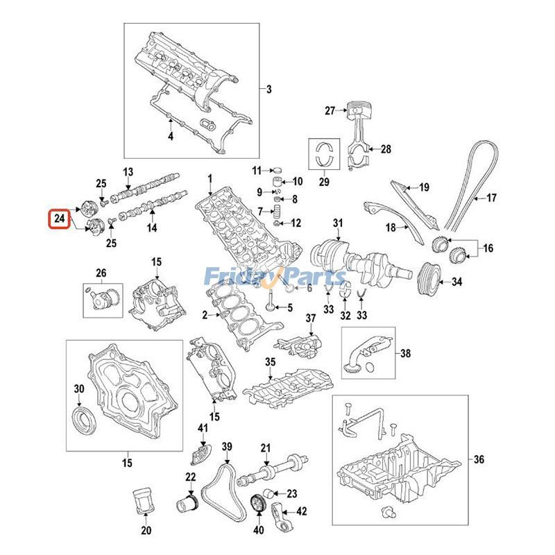 Timing Camshaft Sprocket For Land Rover Vehicle
