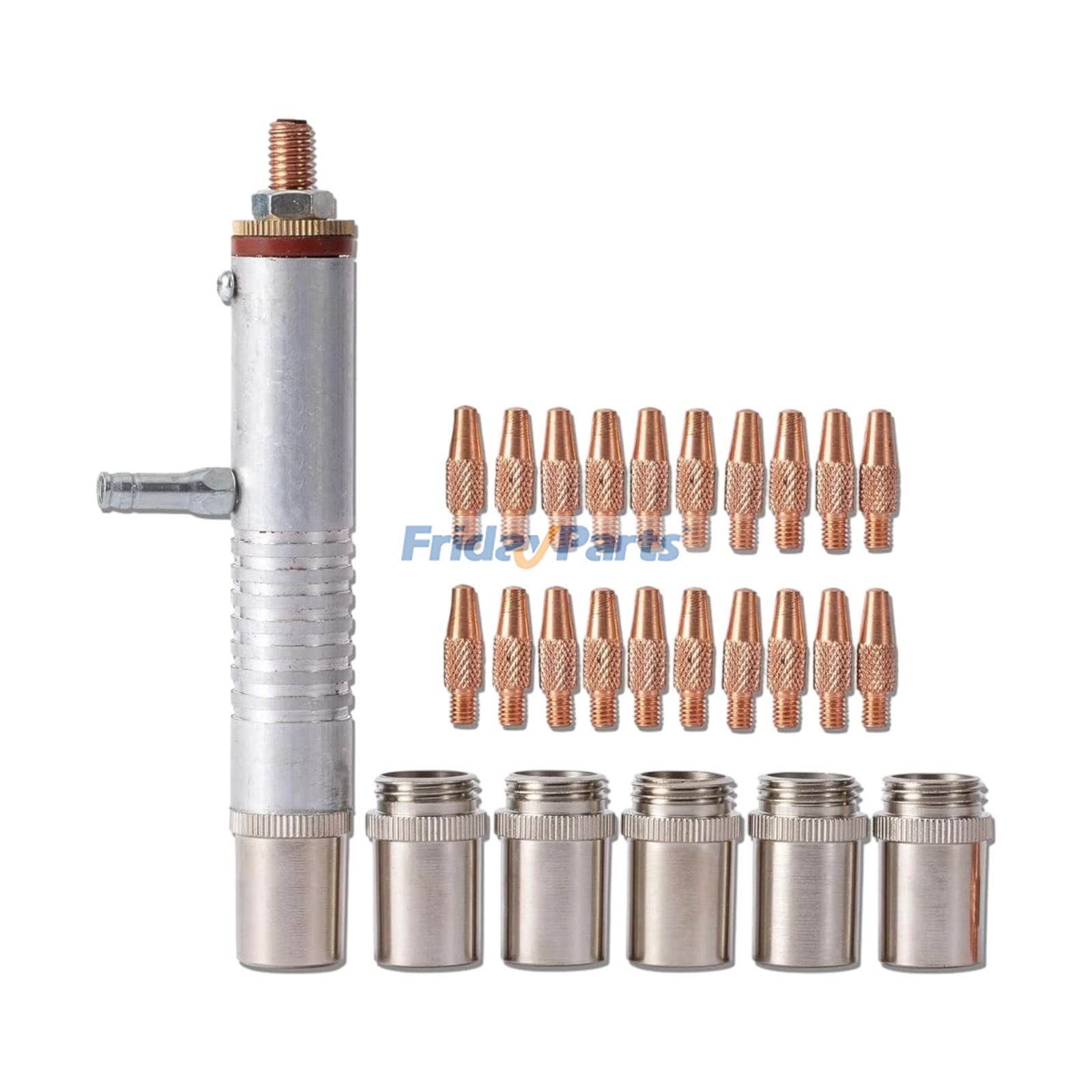 Tips Nozzle Tube Assembly 186406 186405 186404 for Miller Spoolmate 100 200 3035 Hobart DP-3035 Spool Gun